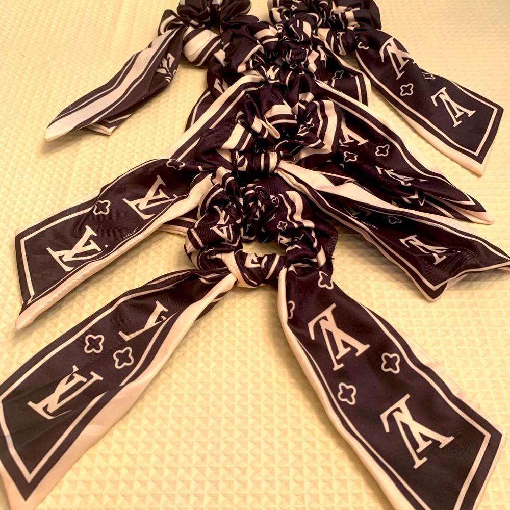 luxury hair tie, ribbon, scrunchy, pony tail